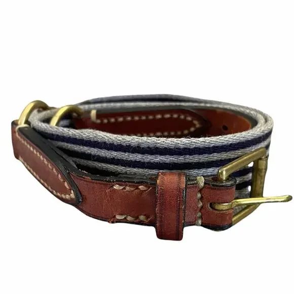 Dooney & Bourke men’s leather/ fabric belt